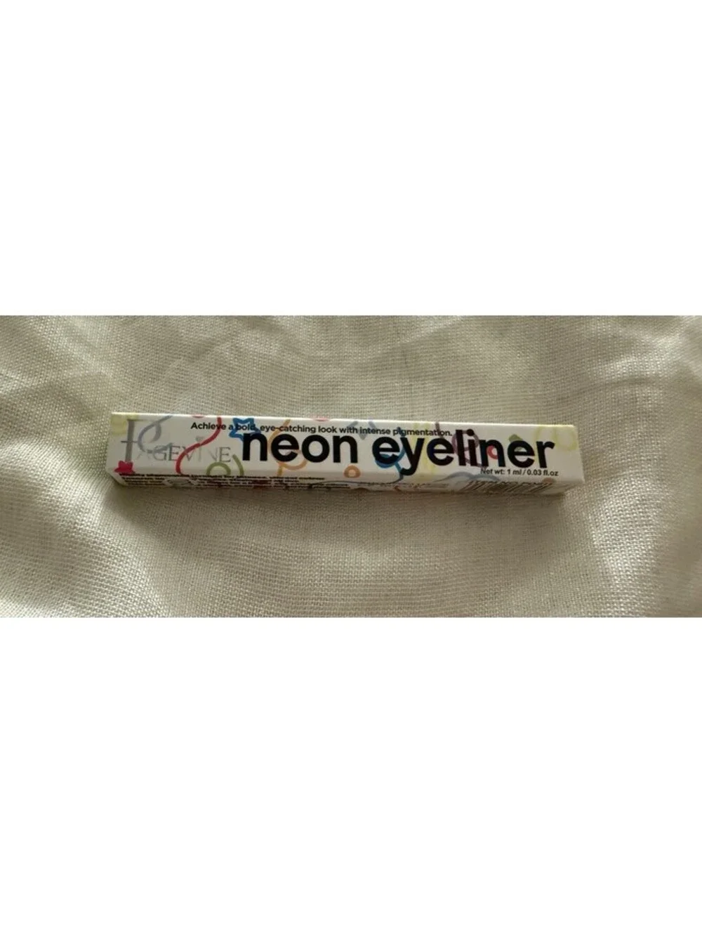 Pagevine Neon Green Liquid Eyeliner UV Black Light Glow Smudge Proof NEW